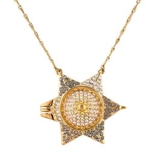 Eddie Borgo Star Locket Pendant Necklace